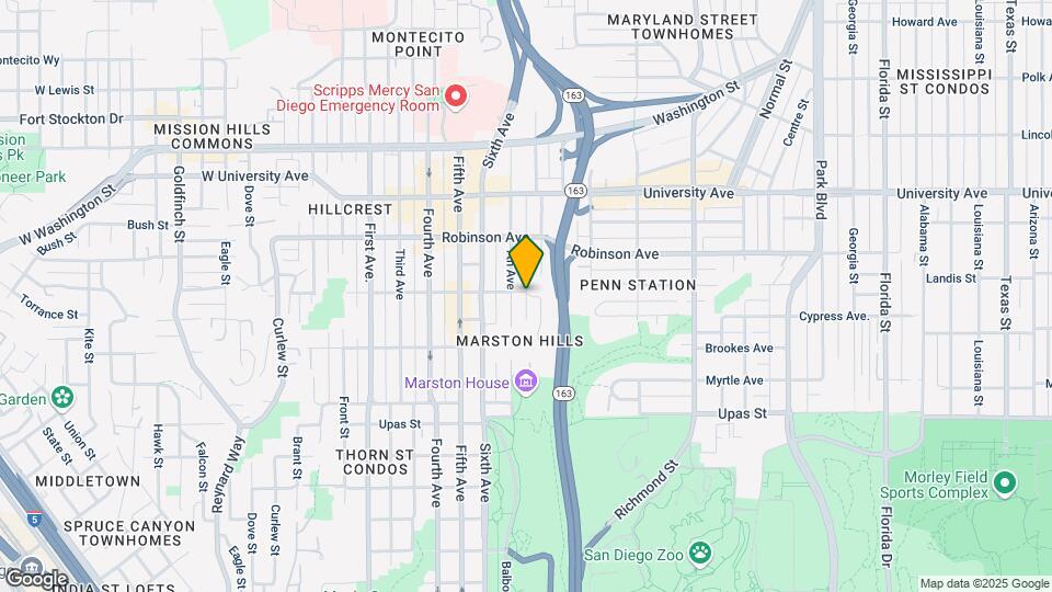 729 Pennsylvania Ave Map and Location Details