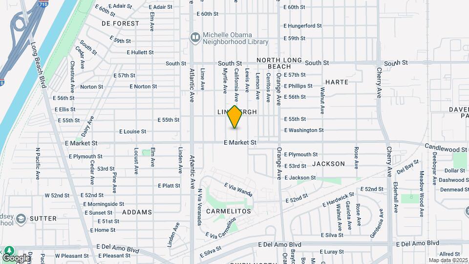 5437 California Ave Map and Location Details
