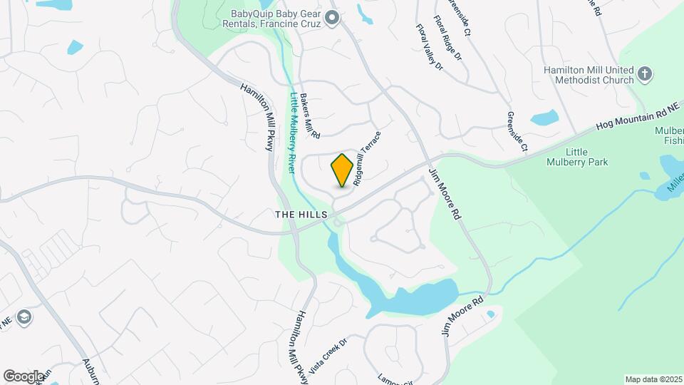 1640 Ridgemill Terrace Map and Location Details