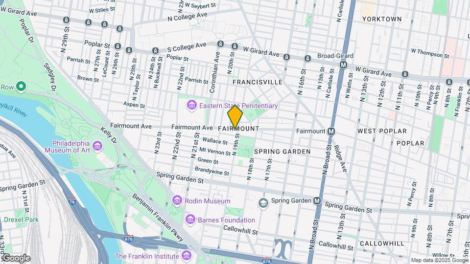 1904 Fairmount Ave Map and Location Details