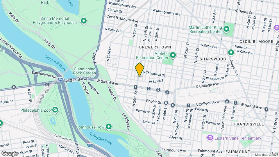 1233 N 29th St Map and Location Details