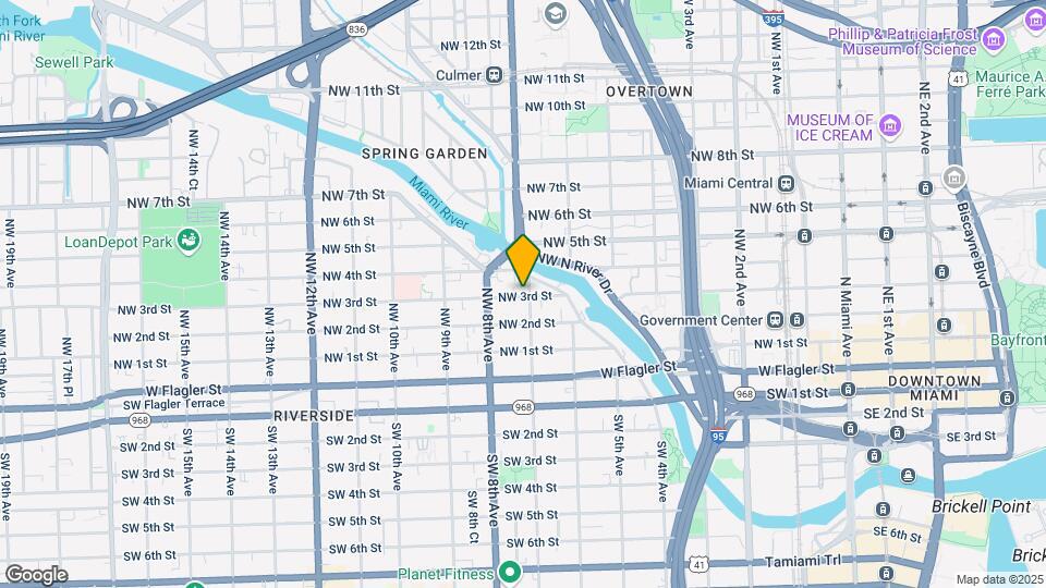 300 NW 7th Ave Map and Location Details