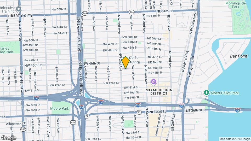 160 NW 45th St Map and Location Details