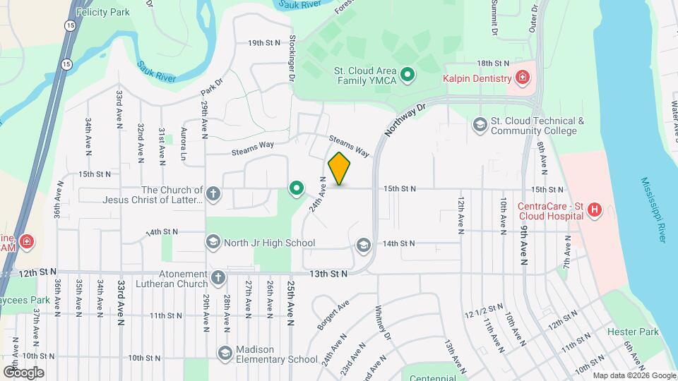 2040 15th St N Map and Location Details