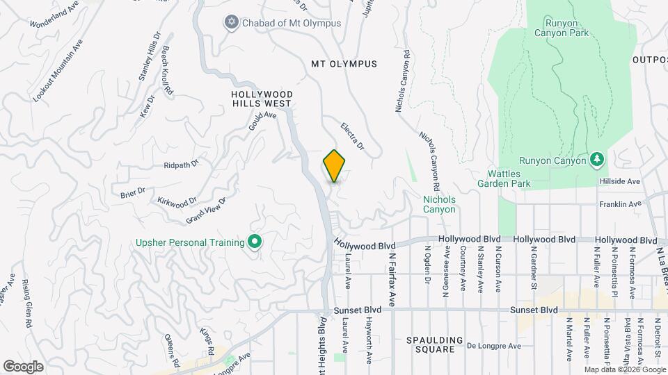 1730 Mount Olympus Dr Map and Location Details