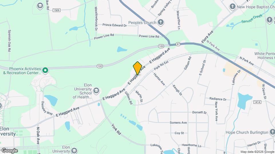 921 E Haggard Ave Map and Location Details