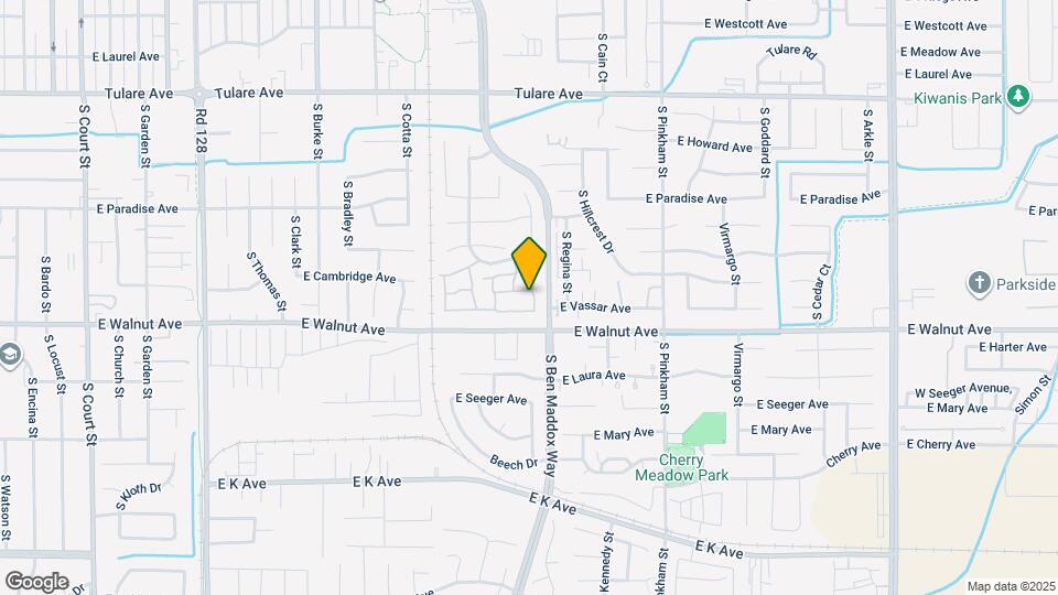 1615 E Castlecrest Ave Map and Location Details