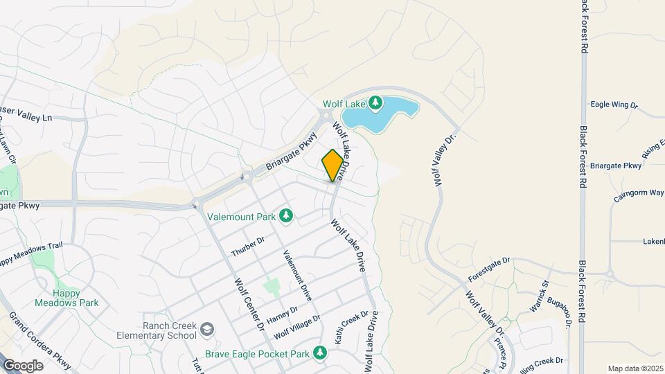 9916 Wolf Lake Drive Map and Location Details