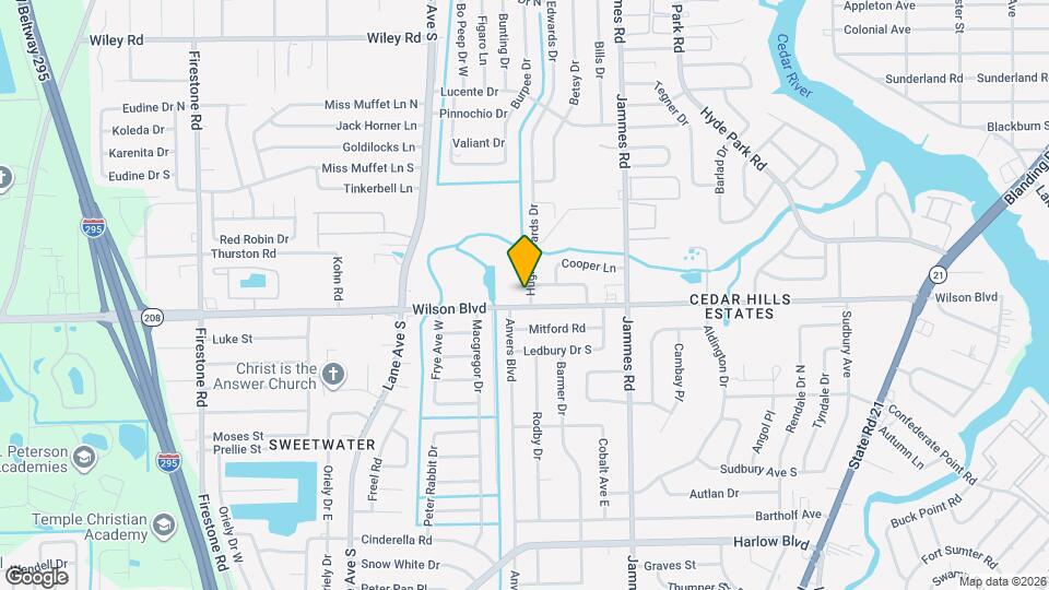 2640 Hugh Edwards Dr Map and Location Details