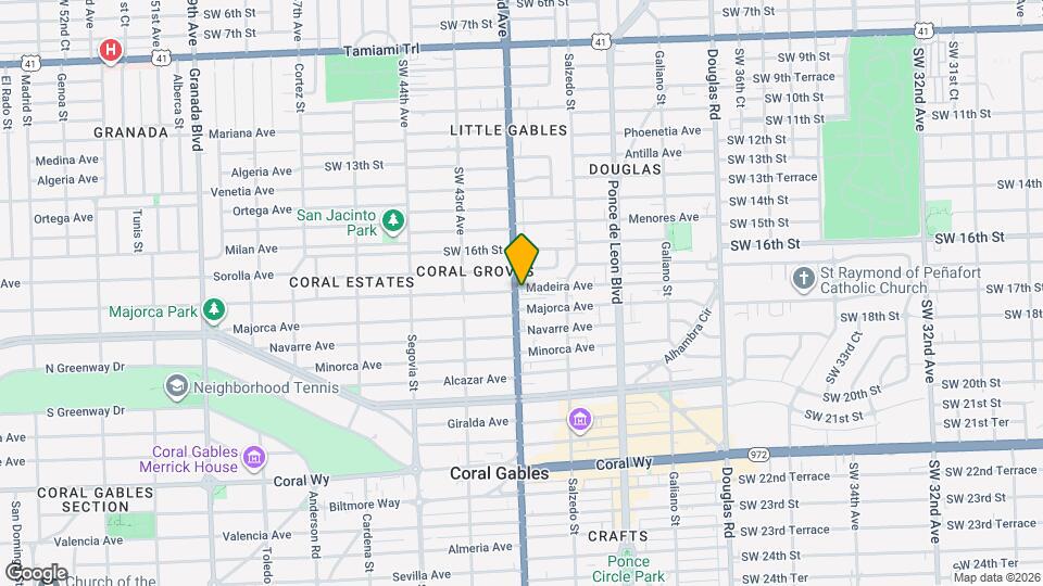 350 Madeira Ave Map and Location Details