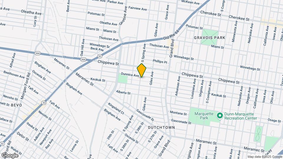3732-3736 Dunnica Ave Mapa y Detalles de la Ubicación