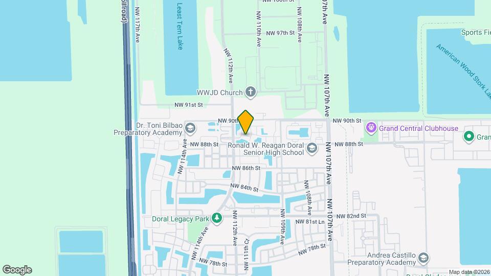 11116 NW 88th Terrace Map and Location Details