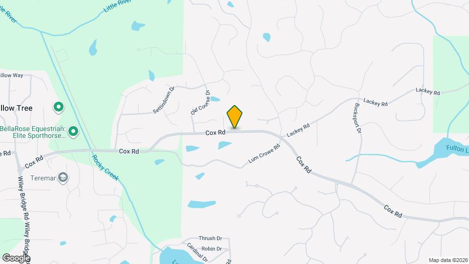 1736 Cox Rd Map and Location Details