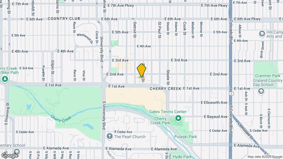105 Fillmore St Map and Location Details