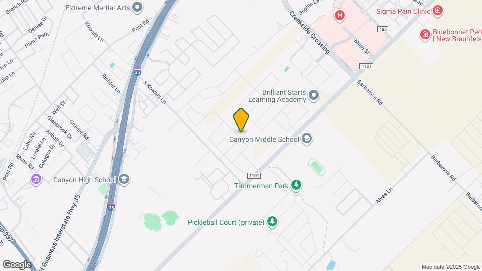 663 Pebble Bend Map and Location Details