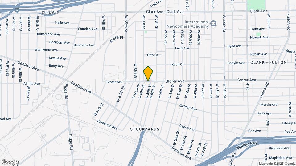 5917 Storer Ave Map and Location Details