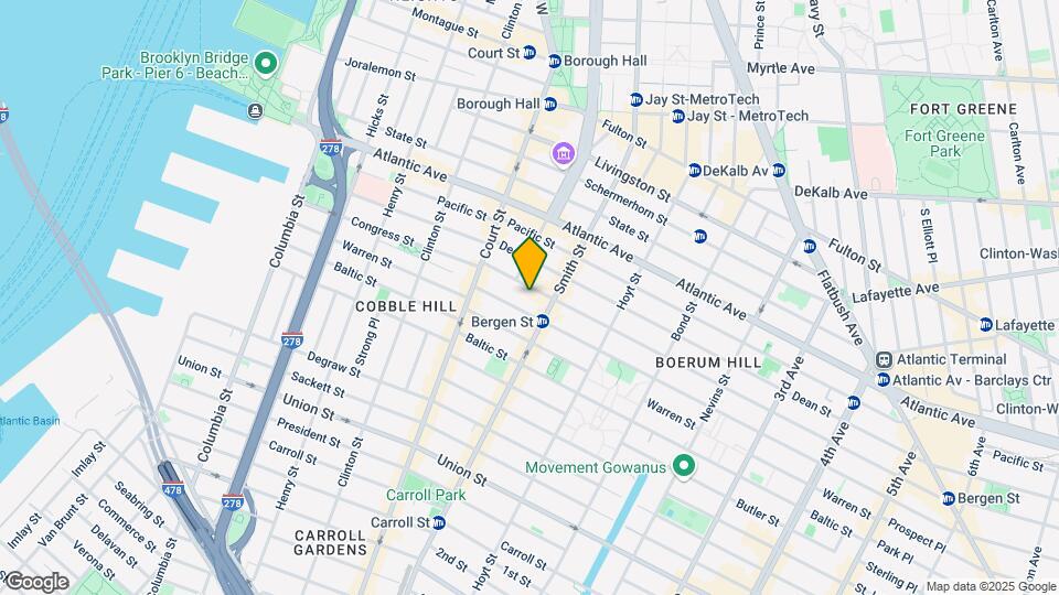 56 Bergen St Map and Location Details