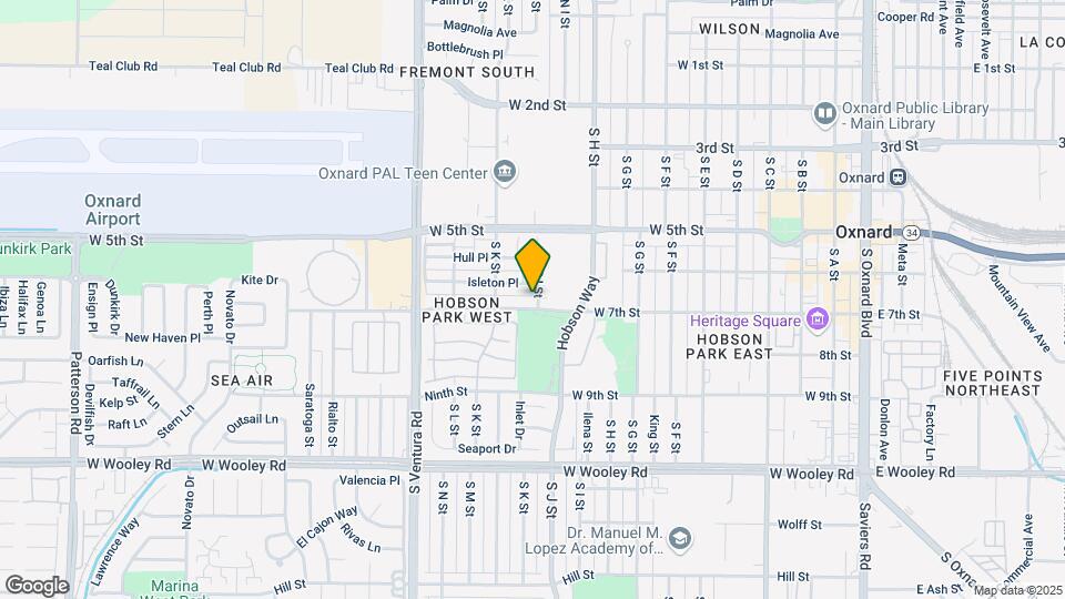 1011 W 7th St Mapa y Detalles de la Ubicación