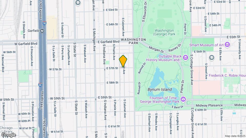 5700 S Calumet Ave Map and Location Details