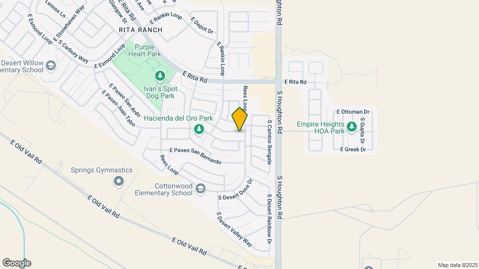 10138 E Paseo San Ardo Map and Location Details