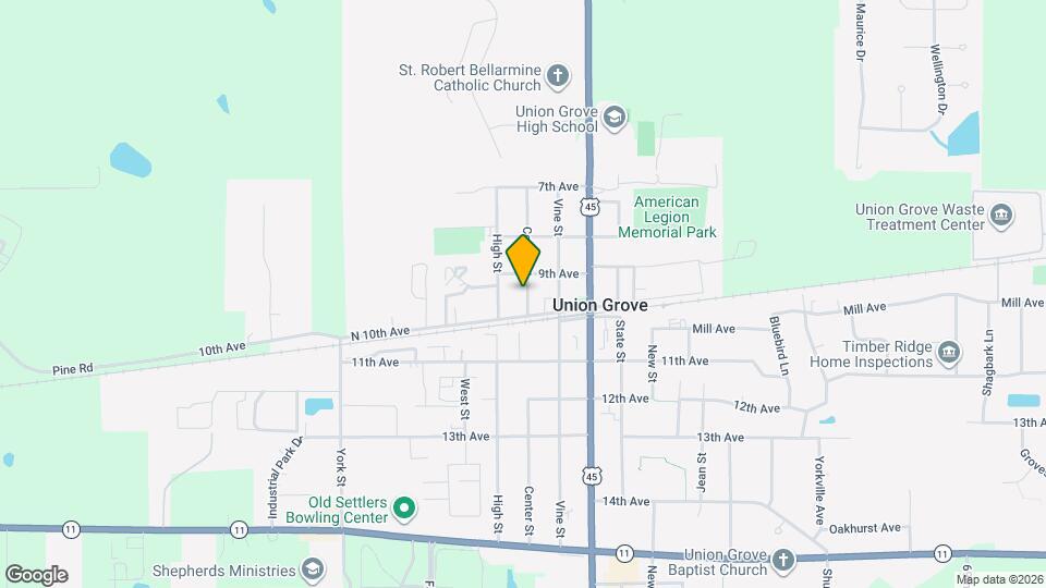 918 Center St Mapa y Detalles de la Ubicación