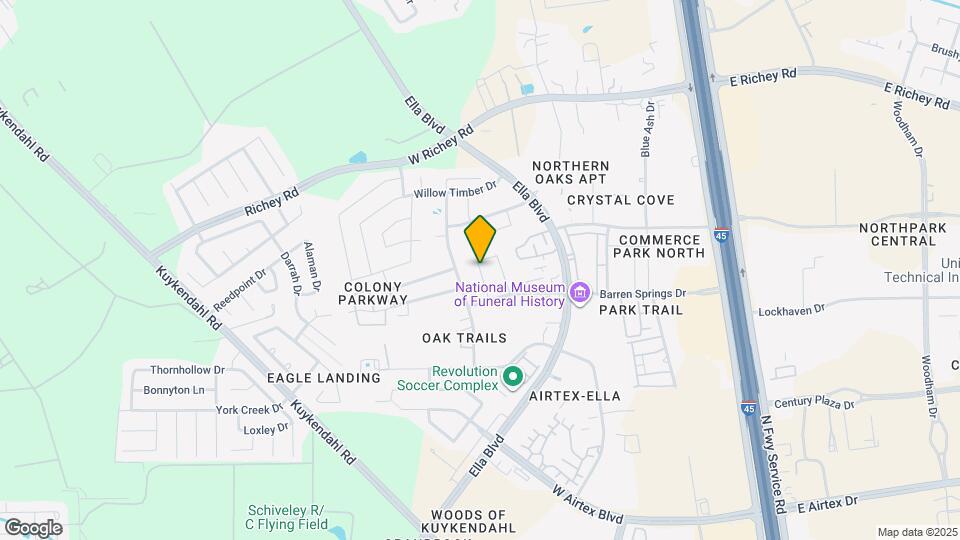 14942 Hidalgo Valley Ln Map and Location Details