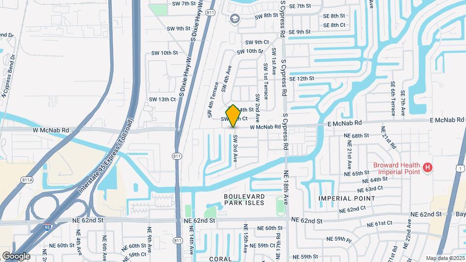 1501 SW 3rd Ave Map and Location Details