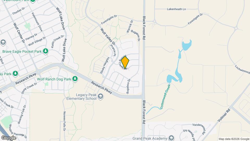 6623 Rolling Creek Dr Map and Location Details