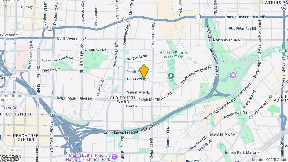 559 Angier Ave NE Map and Location Details