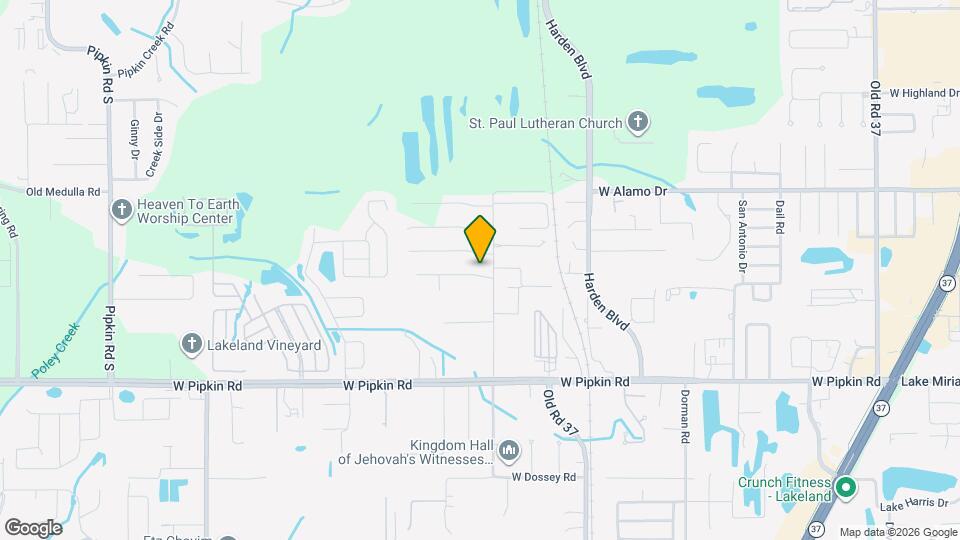 1115 Dosseywood Ln Map and Location Details