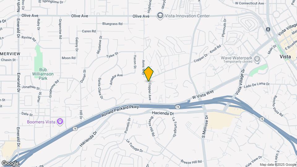 246 Copper Ave Mapa y Detalles de la Ubicación