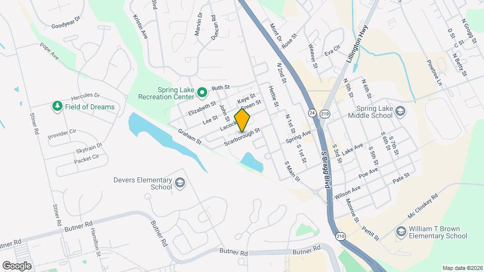 208 Scarborough St Map and Location Details