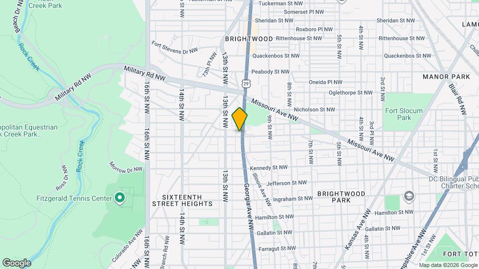 5700 Georgia Ave NW Map and Location Details