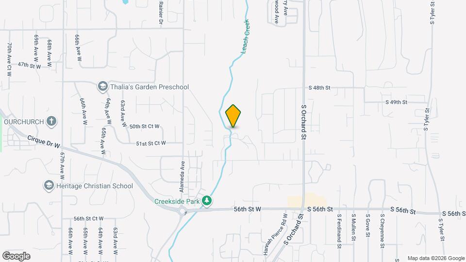 5601 53rd St W Map and Location Details