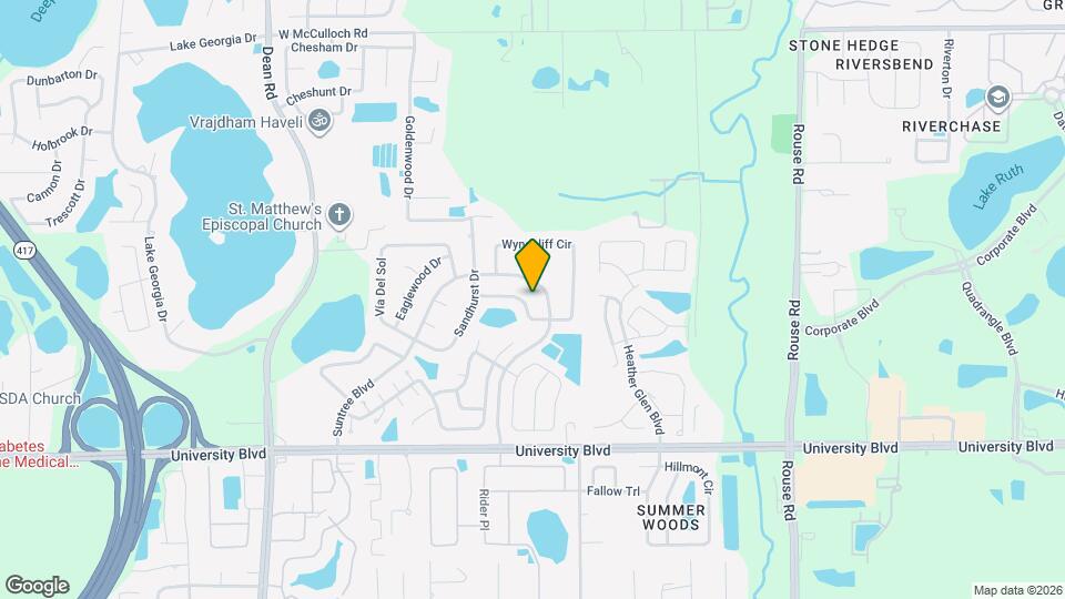 10625 Wyndcliff Dr, Unit 2209 Map and Location Details