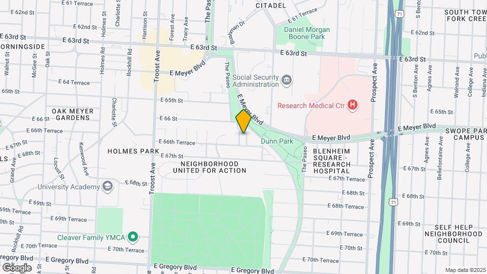 6638 Broadmoor Rd Map and Location Details