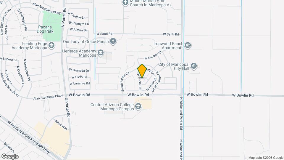 18235 N Alicia Ct Map and Location Details