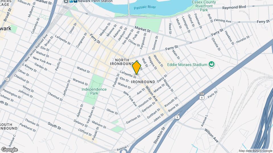 425 Lafayette St Mapa y Detalles de la Ubicación