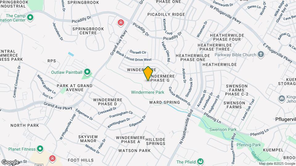 16802 Gravesend Rd Map and Location Details