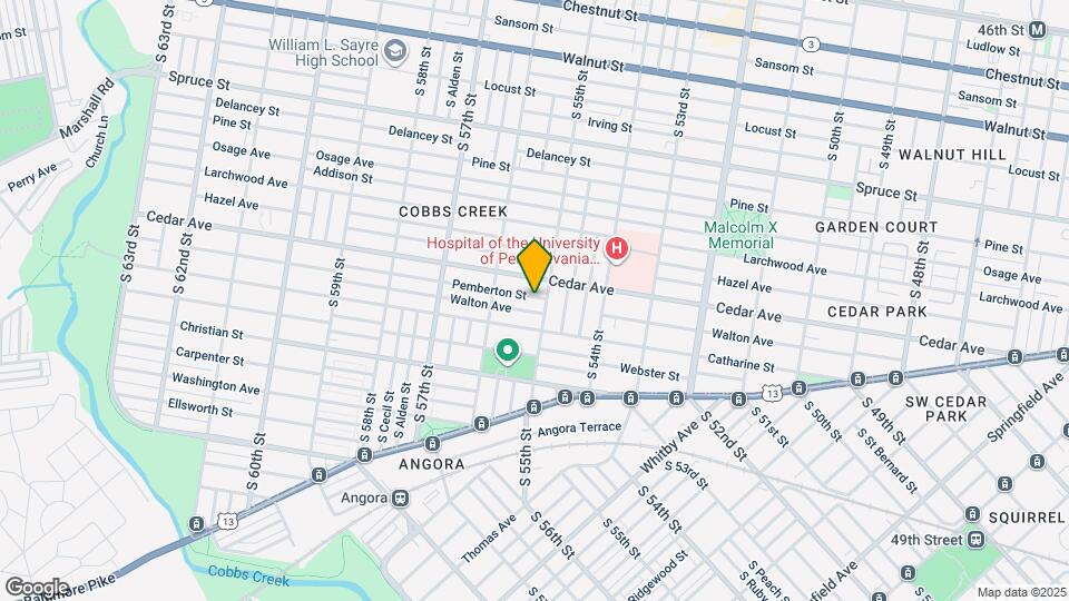 5512 Pemberton St Map and Location Details