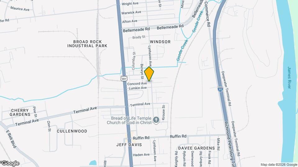 2302 Concord Ave Map and Location Details