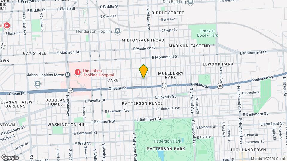 437 N Montford Ave Map and Location Details