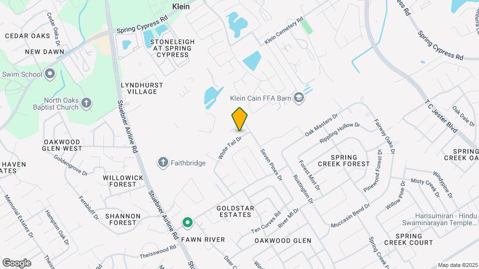 6818 White Tail Dr Map and Location Details