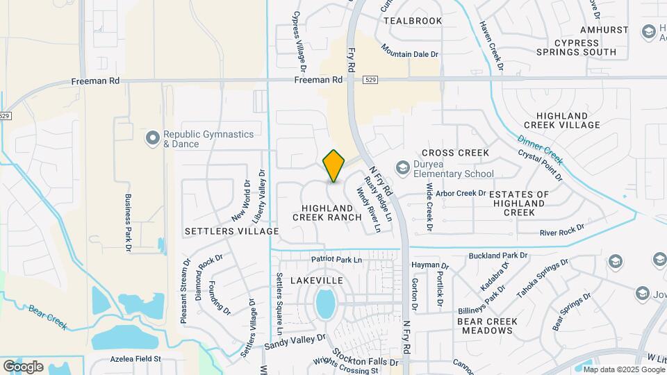 20507 Barker Bend Ct Mapa y Detalles de la Ubicación