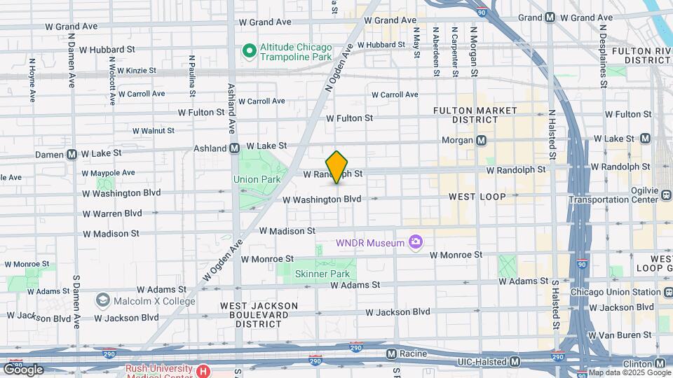 122 N Ada St Map and Location Details