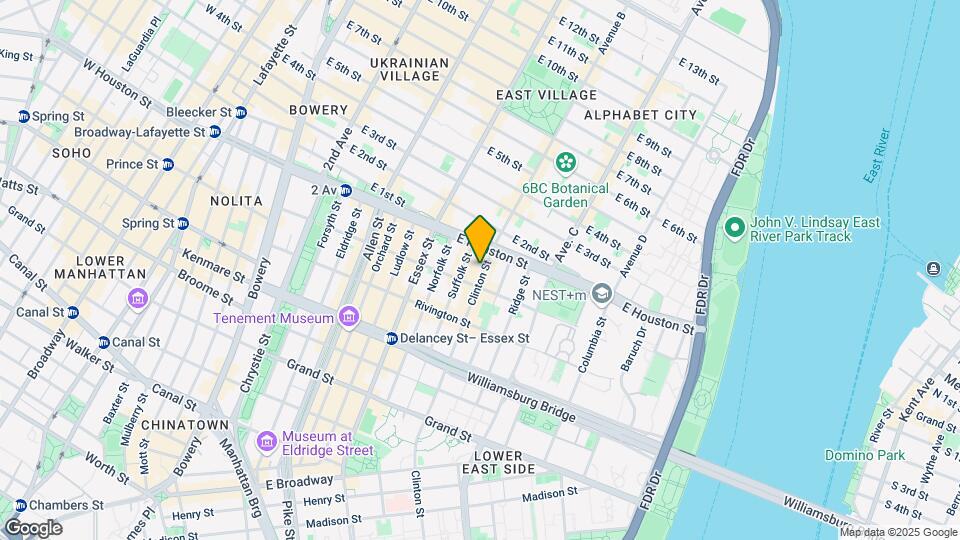 17 Clinton St Mapa y Detalles de la Ubicación