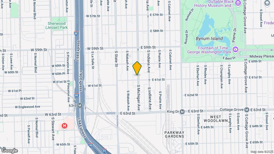 6054 S Michigan Ave Map and Location Details