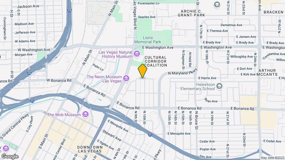 741 N 10th St Mapa y Detalles de la Ubicación