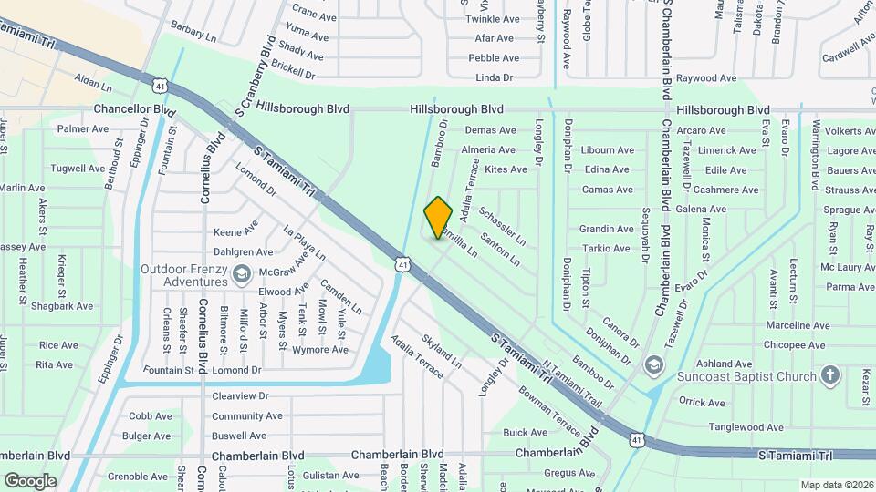 232 Bamboo Dr Map and Location Details