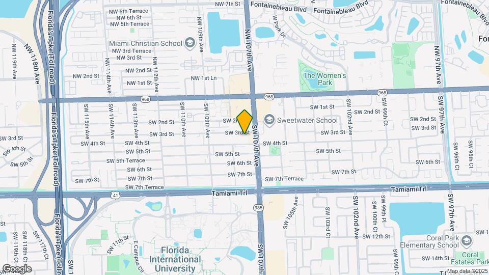 10740 SW 3rd St Map and Location Details